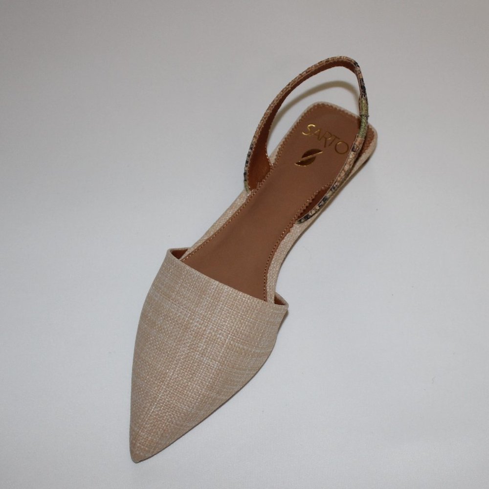 Franco Sarto Graydon Natural Flat Sandal